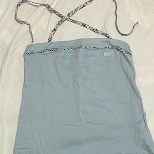 Burberry Blue Label blue top + detachable straps